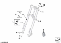 G310GS 16 (K02) SERVICE OF TELESCOPIC FORKS parts diagram