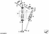 G310GS 16 (K02) TIMING GEAR - INTAKE VALVE/EXHAUST VALVE parts diagram