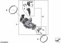 G310GS 16 (K02) THROTTLE HOUSING ASSY parts diagram