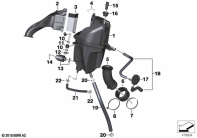 G310GS 16 (K02) INTAKE SILENCER / FILTER CARTRIDGE INTAKE SILENCER / FILTER CART parts diagram
