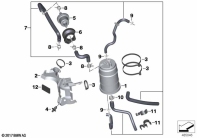 G310GS 16 (K02) ACTIVATED CHARCOAL FILTER/MOUNTING PARTS parts diagram