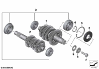 G310GS 16 (K02) INDIVIDUAL TRANSMISSION PARTS parts diagram