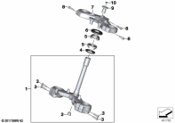 G310GS 16 (K02) FORK BRACE, BOTTOM/TOP parts diagram