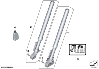 G310GS 16 (K02) FORK LEG parts diagram