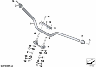 G310GS 16 (K02) HANDLEBAR parts diagram