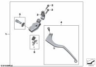 G310GS 16 (K02) CLUTCH CONTROL ASSEMBLY parts diagram