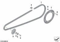 G310GS 16 (K02) CHAIN DRIVE parts diagram