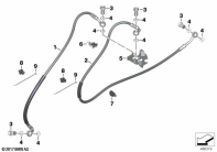 G310GS 16 (K02) BRAKE LINES, REAR parts diagram
