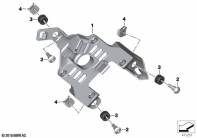 G310GS 16 (K02) BRACKET, CONTROL UNIT parts diagram