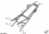 G310GS 16 (K02) REAR FRAME parts diagram
