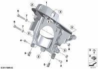 G310GS 16 (K02) FRONT PANEL CARRIER parts diagram