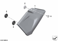 G310GS 16 (K02) FRAME TRIM parts diagram
