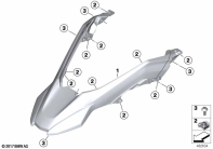 G310GS 16 (K02) FRONT WHEEL FENDER parts diagram