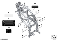 G310GS 16 (K02) MAIN FRAME parts diagram