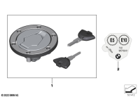 G310GS 16 (K02) REPAIR KIT LOCK FUEL CAP parts diagram