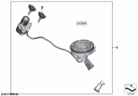 G310GS 16 (K02) MASTER KEY LOCKING, MECHANICAL parts diagram