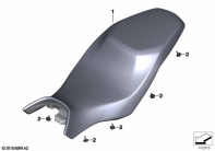 G310GS 16 (K02) BENCH SEAT parts diagram