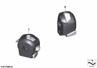 G310GS 16 (K02) COMBINATION SWITCH AT HANDLEBAR parts diagram