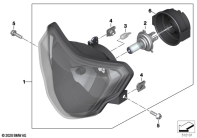 G310GS 16 (K02) HEADLIGHT parts diagram