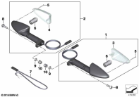 G310GS 16 (K02) TURN SIGNALS, REAR parts diagram