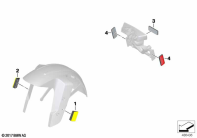 G310GS 16 (K02) REFLECTORS parts diagram