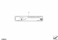 G310GS 16 (K02) NOTICE LABEL, CHAIN TENSION parts diagram