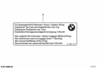 G310GS 16 (K02) INSTRUCTION NOTICE, PAYLOAD parts diagram