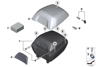 G310GS 16 (K02) TOPCASE 30I parts diagram