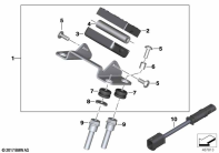 G310GS 16 (K02) MOUNTED PARTS, BMW MOTORRAD NAVIGATOR parts diagram