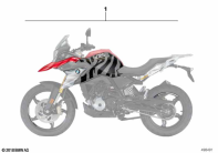 G310GS 16 (K02) DECAL KIT parts diagram