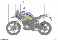 G310GS 16 (K02) DECAL KIT parts diagram
