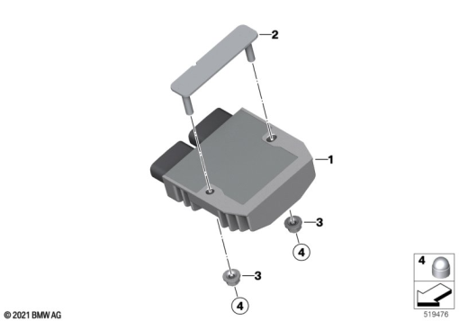 F750GS (K80) VOLTAGE REGULATOR exploded view parts diagram