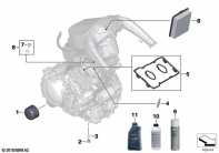 F750GS (K80) ENGINE OIL / MAINTENANCE SERVICE parts diagram