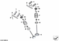 F750GS (K80) VALVES WITH SPRINGS parts diagram