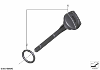 F750GS (K80) OIL FILLER, DIPSTICK parts diagram