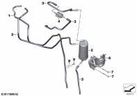 F750GS (K80) ACTIVATED CHARCOAL FILTER/FUEL VENTILAT parts diagram