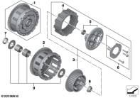F750GS (K80) CLUTCH WITH CLUTCH PLATE parts diagram