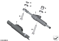 F750GS (K80) STEERING DAMPER parts diagram
