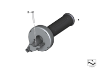 F750GS (K80) E-THROTTLE GRIP, UNHEATED parts diagram