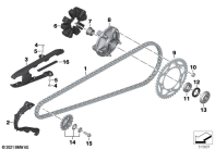 F750GS (K80) CHAIN DRIVE parts diagram