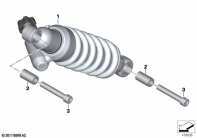 F750GS (K80) SPRING STRUT, REAR parts diagram