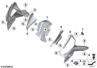 F750GS (K80) SLIPSTREAM DEFLECTOR parts diagram