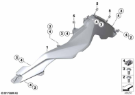 F750GS (K80) FAIRING SIDE PANELS parts diagram