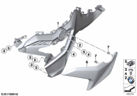 F750GS (K80) BADGE HOLDER BADGE HOLDER parts diagram