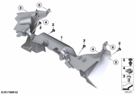 F750GS (K80) AIR-DISCHARGE DUCT parts diagram