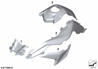 F750GS (K80) NON-PRIMED PARTS, PAINT parts diagram