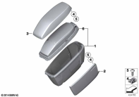 F750GS (K80) CASE, OFFICIAL VEHICLE parts diagram