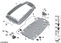 F750GS (K80) BASEPLATE, RADIO UNITS parts diagram