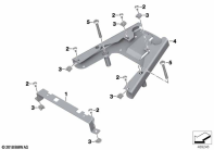 F750GS (K80) HOLDER FOR RADIO TRANSCEIVER BOX parts diagram
