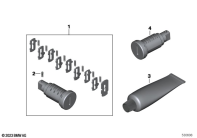 F750GS (K80) REP.KIT F LOCK CYLINDER parts diagram
